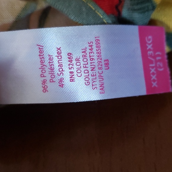 Womans 3X Sun Strap Dress with Kimono 3X 100% Polyester - Picture 6 of 9